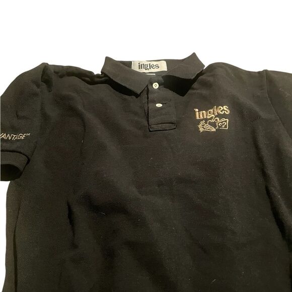 Ingles Black Polo Shirt size medium excellent condition - Picture 2 of 2